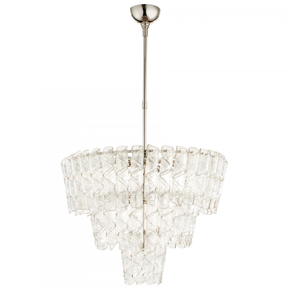 Cannoli Pendant 10-Light Polished Nickel