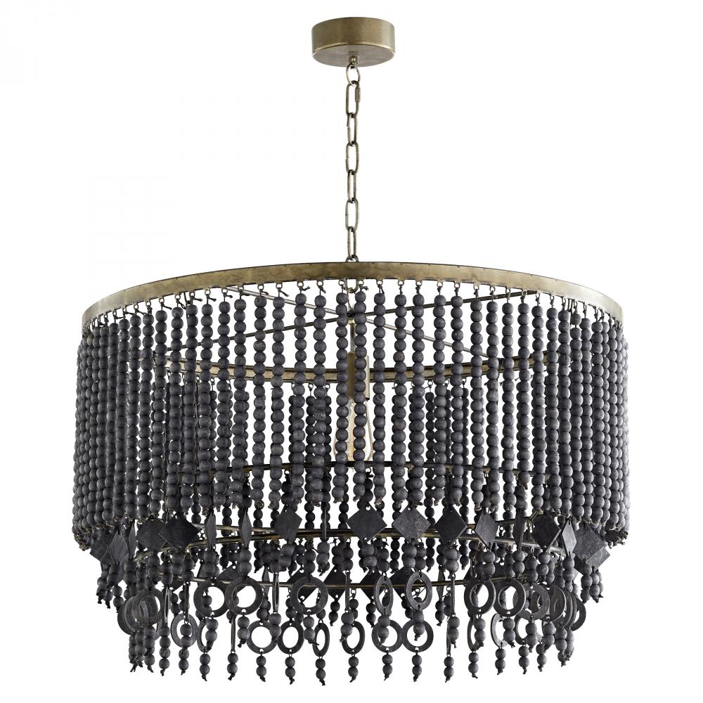 Estrella III Pendant Round - Black