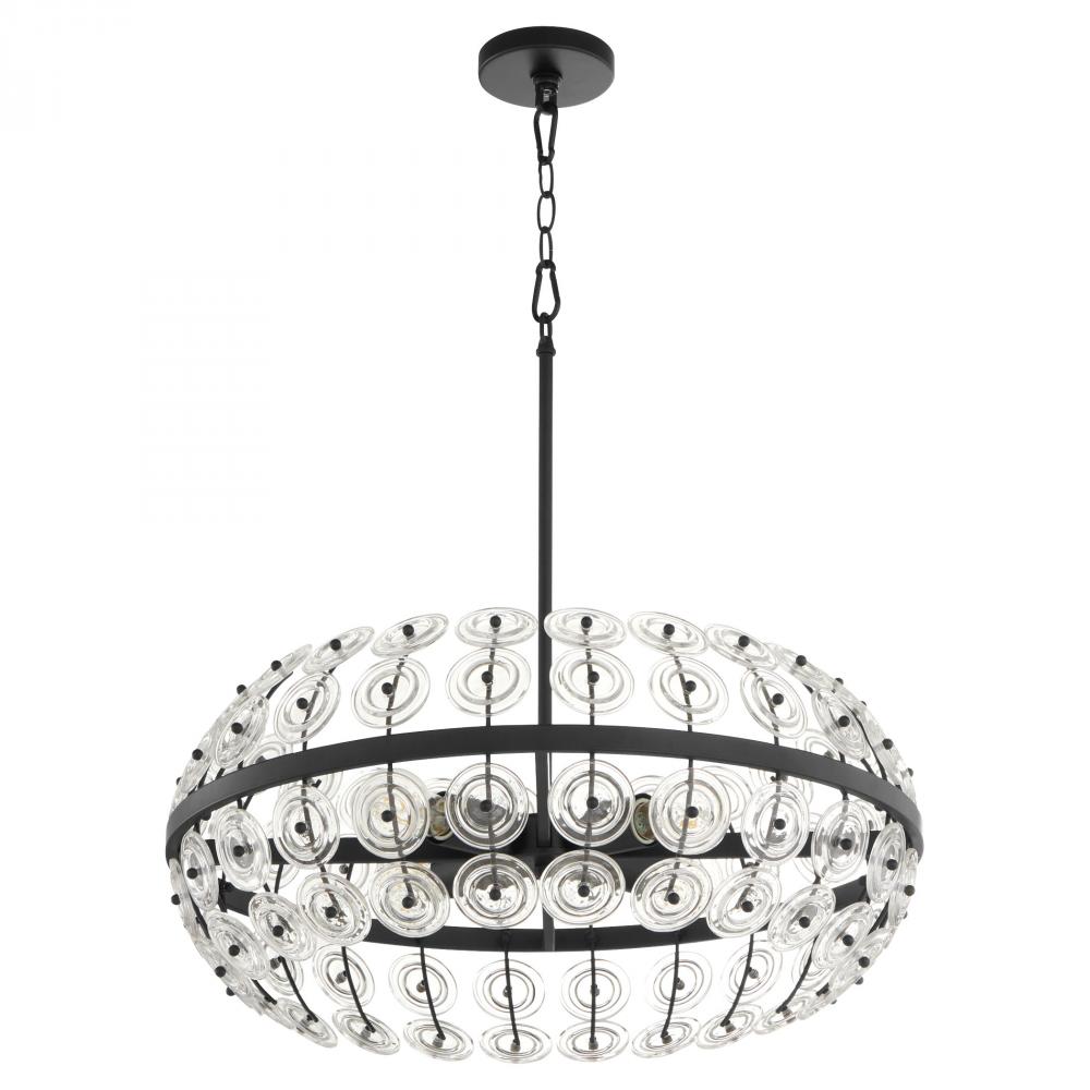 Selena 4 Light Pendant Matte Black