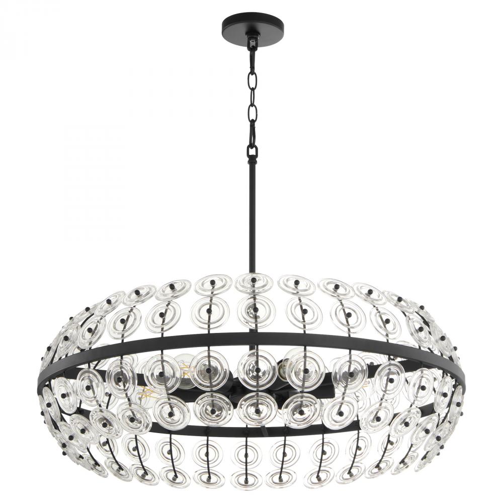 Selena 6 Light Pendant Matte Black