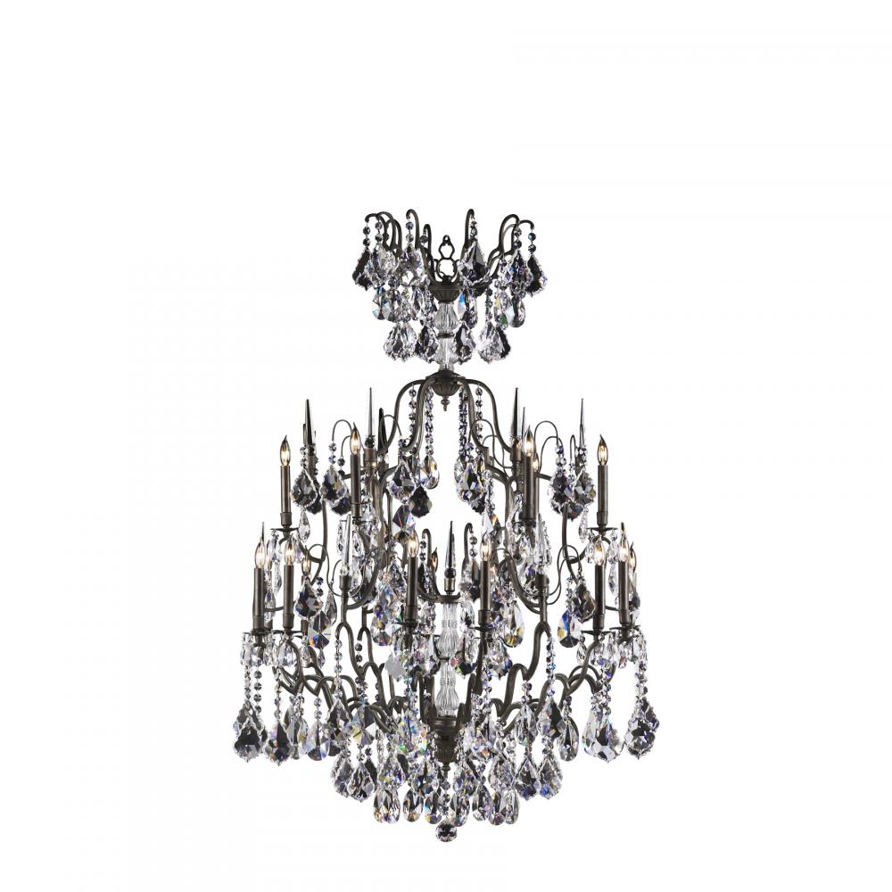 Eighteen Light Old World Crystal - Imperial Up Chandelier