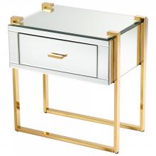 Cyan Designs 08729 - St. Clair Side Table Aged Brass