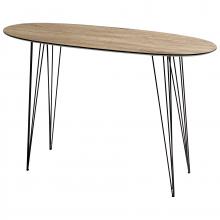 Cyan Designs 09627 - Lunar Landing Console Table Oak Veneer And Black