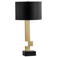 Cyan Designs 10985 - Rendezvous Table Lamp Black And Frosted