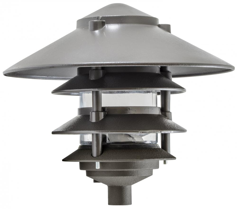 PAGODA FIX 4 TIER 10"TOP 3"BASE INCAND 120V