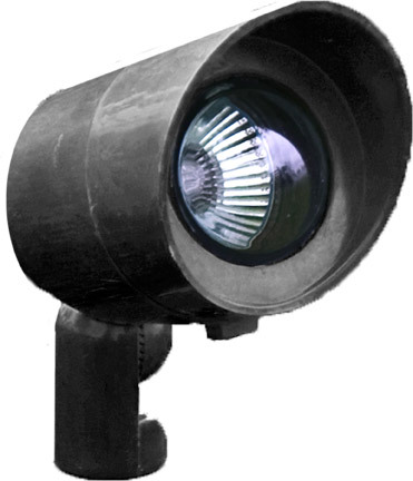 FIBERGLASS HOODED SPOT LIGHT 7W MR16 12V