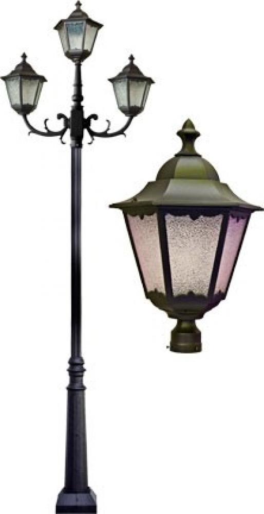 CAST ALUM LANTERN LIGHT FIX 3X30W 85-265V