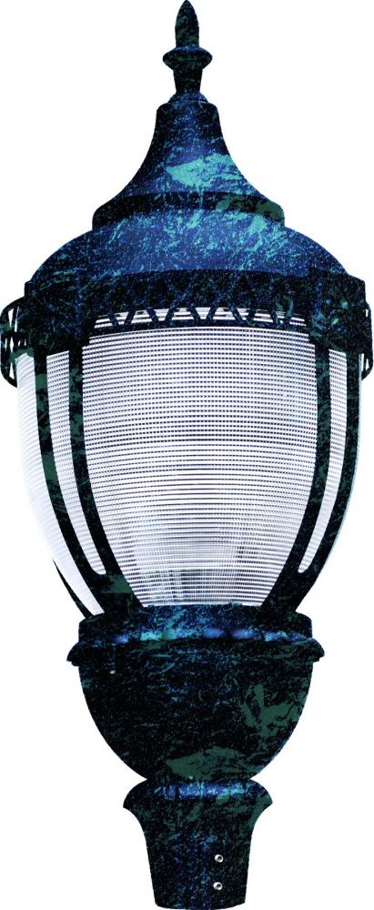 CAST ALUM ACORN POST TOP FIX 70W MH/MOG 120V