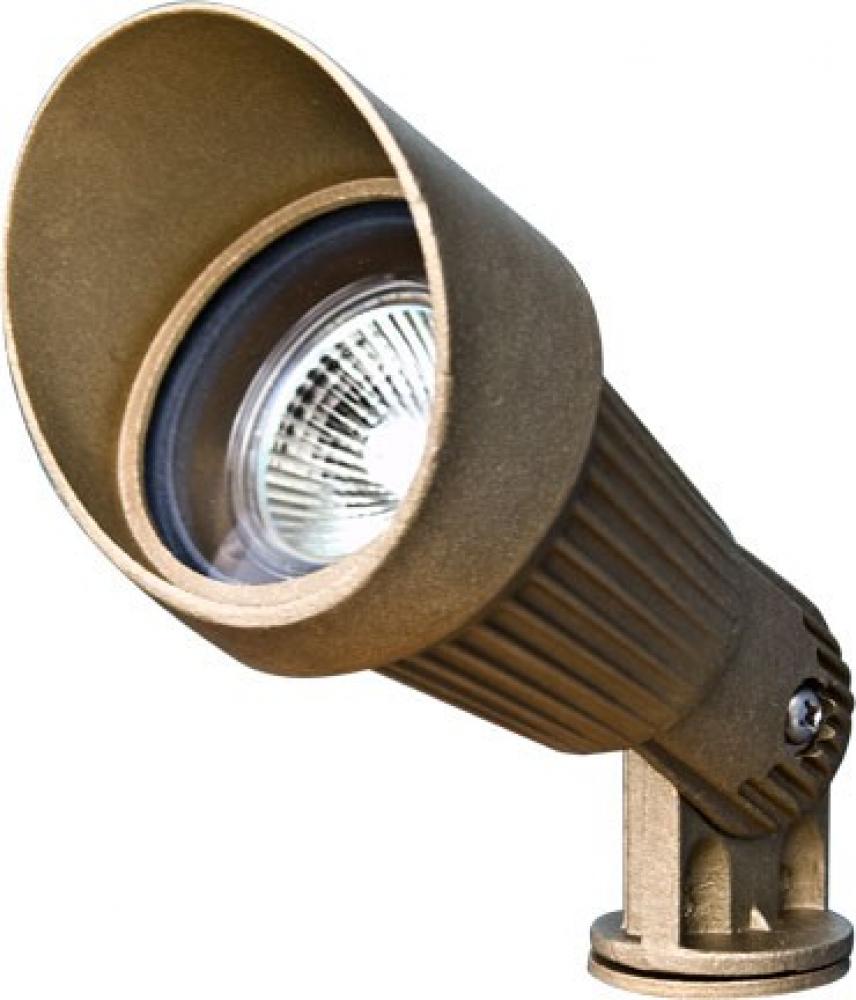 SOLID BRASS W/HOOD SPOT LIGHT 3W LED MR-16 12V