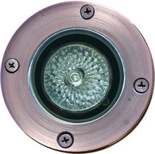 Dabmar LV25-WBS - SOLID BRASS W/O GRILL WELL LIGHT 20W 12V