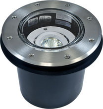 Dabmar LV306-LED5-SS304-MR - WELL LIGHT W/O GRILL ADJUSTABLE 5W LED MR16 12V