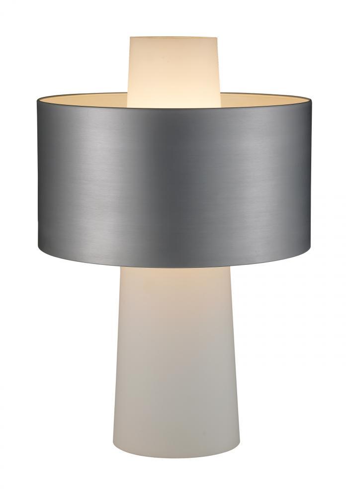 Symmetry Table Lamp-Steel
