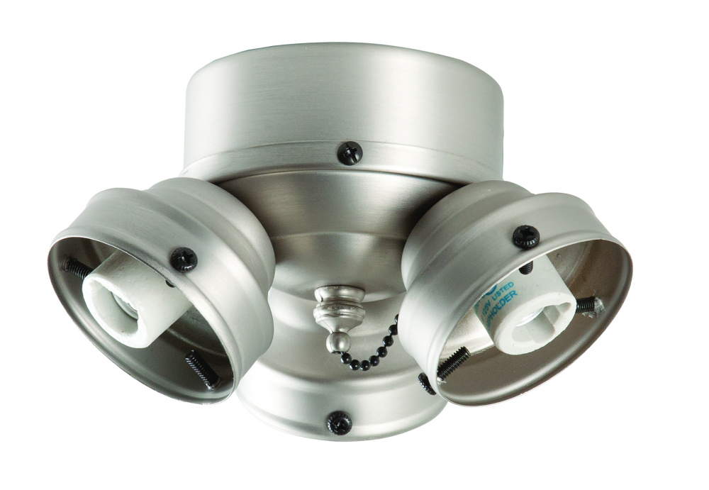 Universal 3 Light Fitter in Brushed Satin Nickel