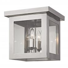 Crystorama 6050-PN - Brian Patrick Flynn for Crystorama Hurley 4 Light Polished Nickel Flush Mount