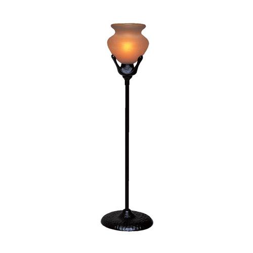 One Light Rust Table Lamp