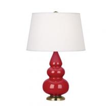 Robert Abbey RR30X - Ruby Red Small Triple Gourd Accent Lamp