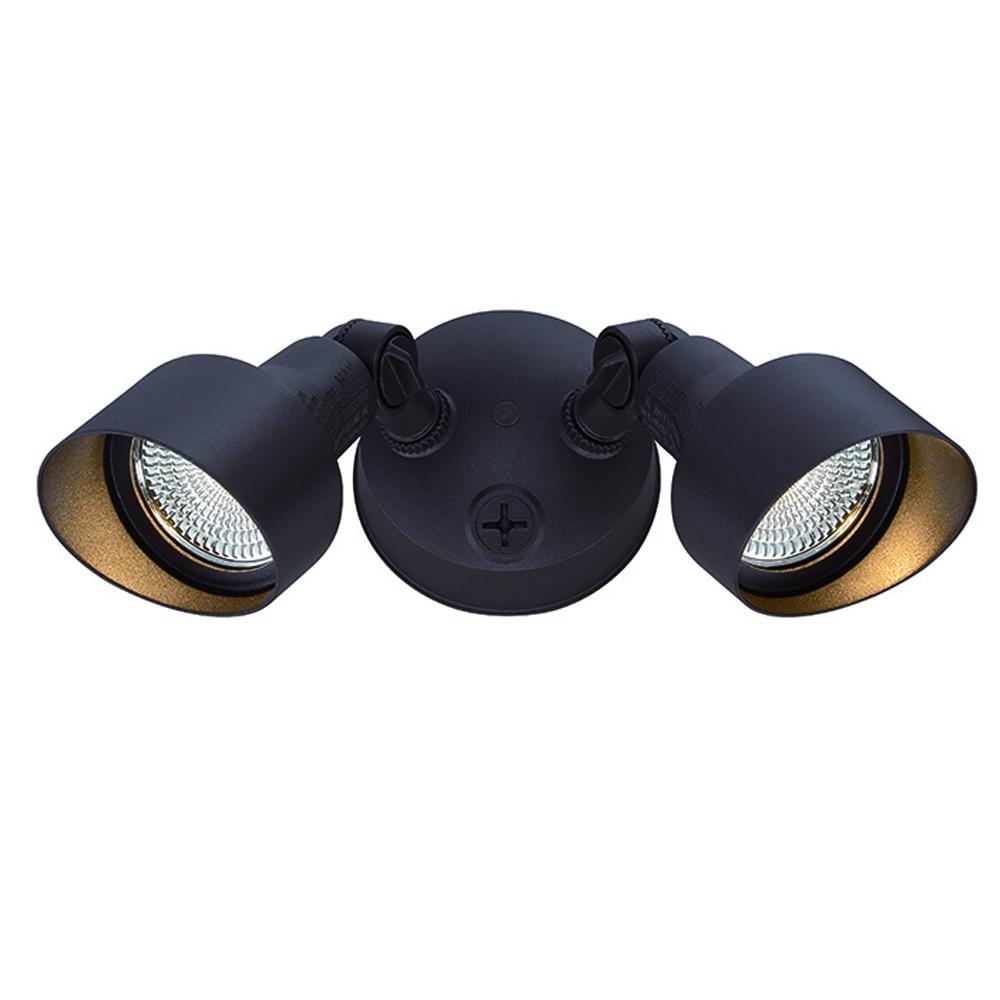 LED Floodlights Collection 2-Light Outdoor Architectural Bronze Light  Fixture LFL2ABZ Lighting Depot