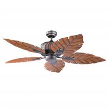 Kendal AC13152-ORB - Fern Leaf 52 in. Indoor/Outdoor Oil Rubbed Bronze Ceiling Fan