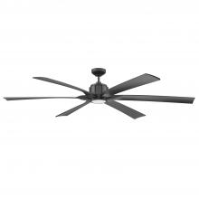 Kendal AC23170-BLK - MACH-1 70 in. Black LED Ceiling Fan