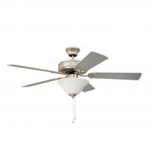 Kendal AC6952-SN - Builder's Choice 52 in. Satin Nickel Ceiling Fan with Light kit