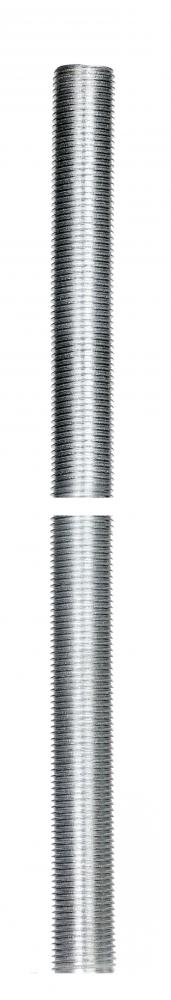 1/8 IP Steel Nipple; Zinc Plated; 10" Length; 3/8" Wide