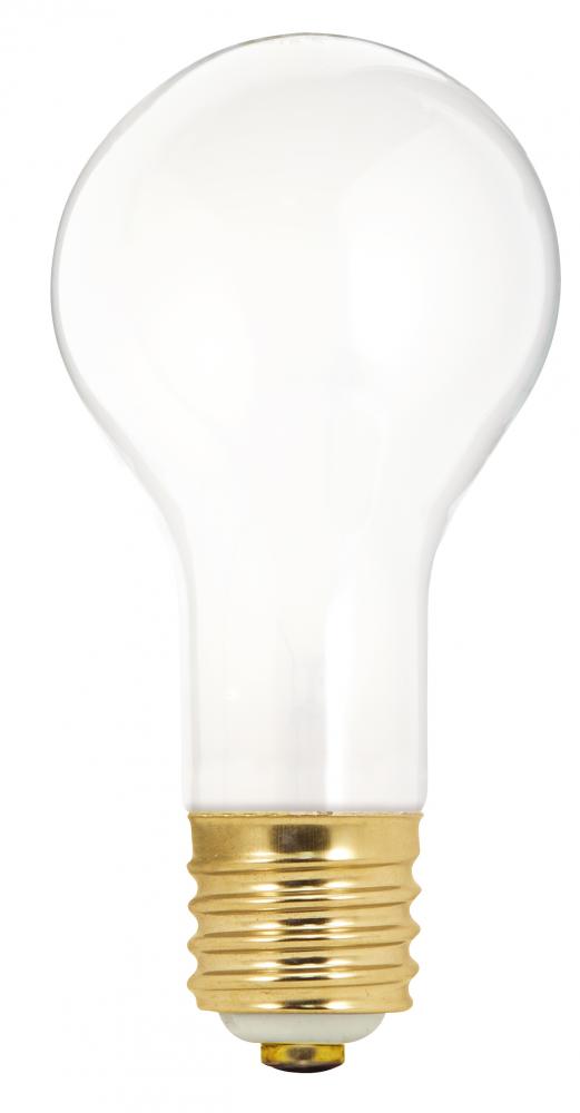 100/200/300 Watt PS25 Incandescent; Frost; 2000 Average rated hours; Mogul base; 120 Volt