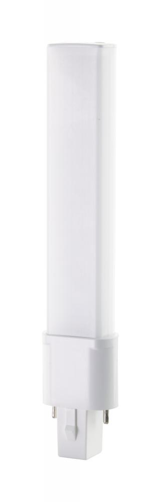 4.5 Watt LED PL 2-PIN; 5000K; 450 Lumens; G23 base; 50000 Average rated hours; 360 deg. Beam Angle;