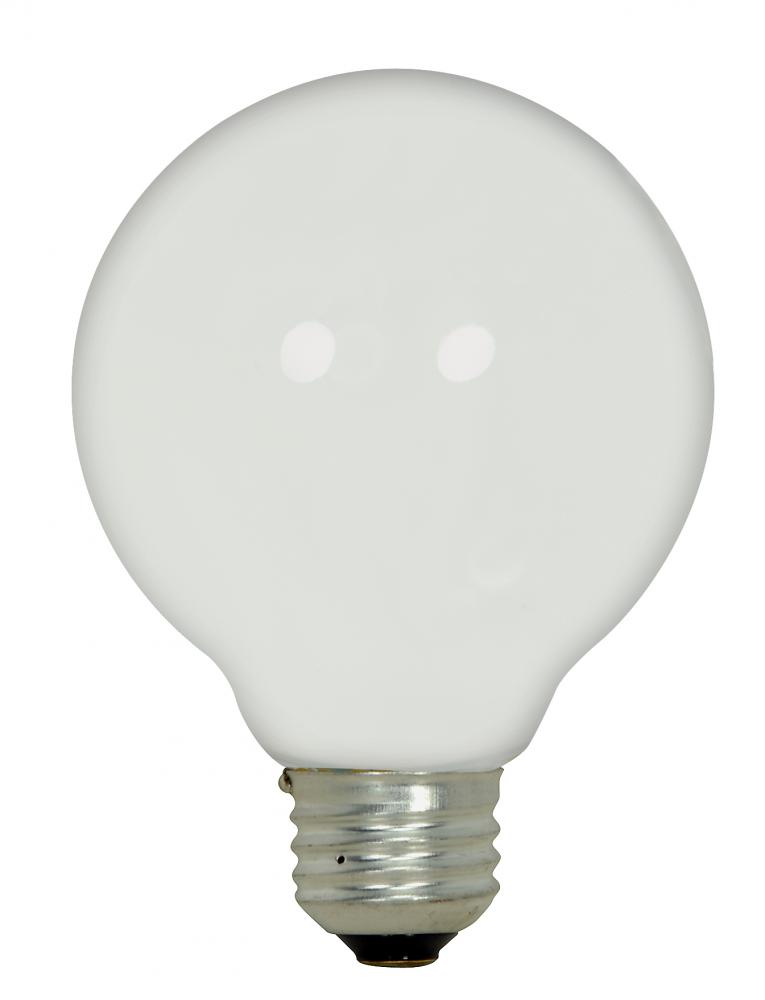 43 Watt; Halogen; G25; White; 1000 Average rated hours; 750 Lumens; Medium base; 120 Volt; 3-Pack