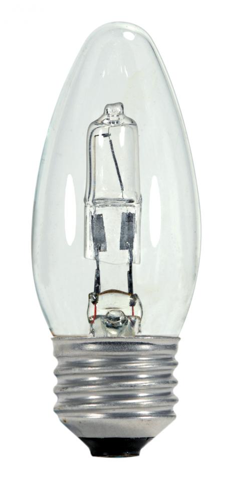 43 Watt; Halogen; B11; Clear; 1000 Average rated hours; 750 Lumens; Medium base; 120 Volt; 2-Card