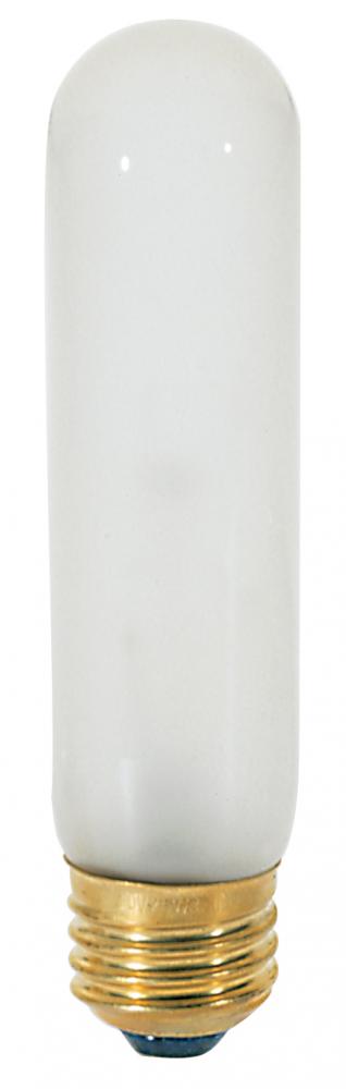 60 Watt T10 Incandescent; Frost; 2000 Average rated hours; 500 Lumens; Medium base; 120 Volt