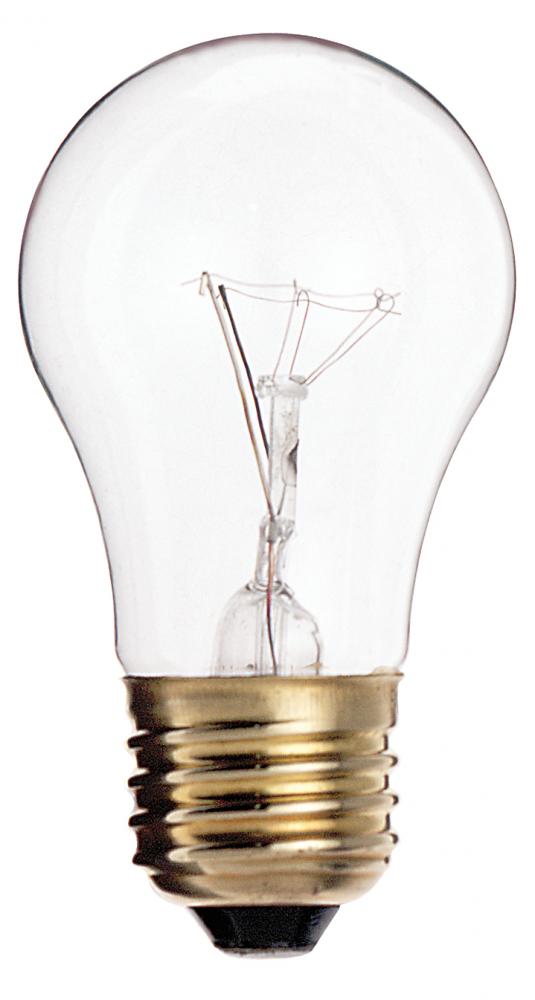 40 Watt A15 Incandescent; Clear; 2500 Average rated hours; 290 Lumens; Medium base; 130 Volt; 4-Pack