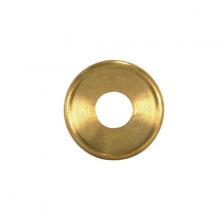Satco Products Inc. 90/1595 - Turned Brass Check Ring; 1/8 IP Slip; Unfinished; 3/4" Diameter