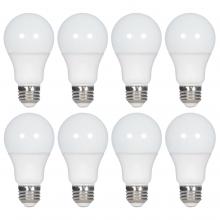 Satco Products Inc. S11462 - 14 Watt A19 LED; 2700K; Non-Dimmable; E26; 80 CRI; 8-pack