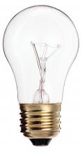 Satco Products Inc. S2840 - 40 Watt A15 Incandescent; Clear; Appliance Lamp; 2500 Average rated hours; 300/225 Lumens; Medium