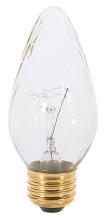 Satco Products Inc. S3367 - 40 Watt F15 Incandescent; Clear; 1500 Average rated hours; 350 Lumens; Medium base; 120 Volt
