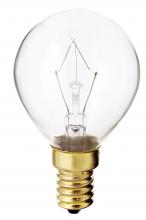 Satco Products Inc. S3397 - 40 Watt G14 Incandescent; Clear; 1500 Average rated hours; 370 Lumens; European base; 130 Volt