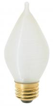 Satco Products Inc. S3415 - 60 Watt C15 Incandescent; Spun White; 4000 Average rated hours; 606 Lumens; Medium base; 120 Volt