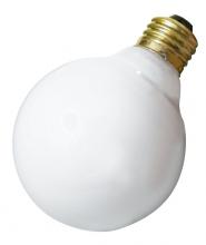 Satco Products Inc. S3440 - 25 Watt G25 Incandescent; Gloss White; 3000 Average rated hours; 160 Lumens; Medium base; 120 Volt