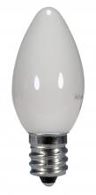 Satco Products Inc. S9157 - 0.5 Watt LED; C7; White; 2700K; Candelabra base; 120 Volt; Carded