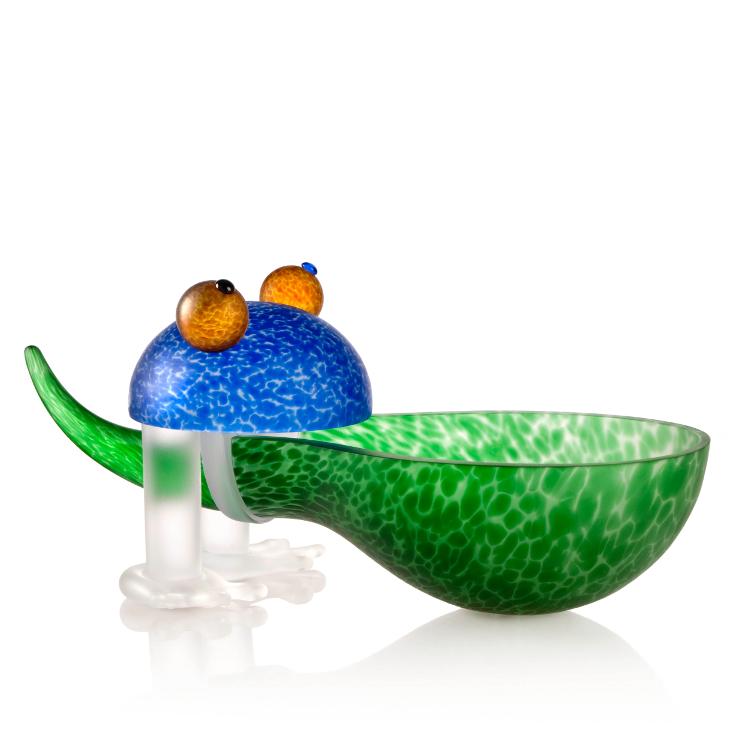 ST/ FROSCH, frog bowl, green