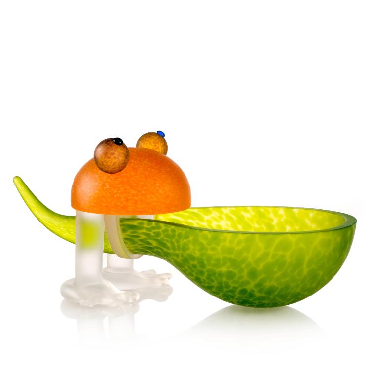 ST/ FROSCH, frog bowl, citron