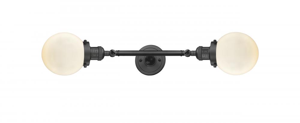 Beacon - 2 Light - 6 inch - Oil Rubbed Bronze - Adjustable Bath Vanity Light