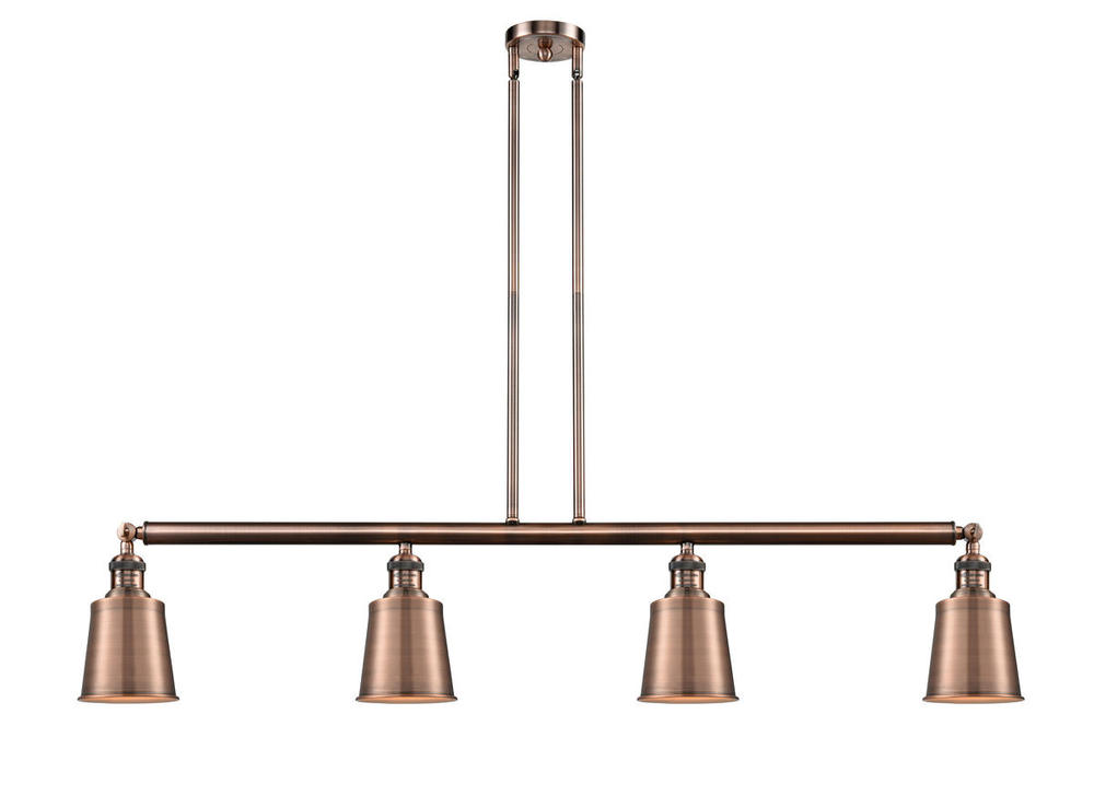 Addison - 4 Light - 50 inch - Antique Copper - Stem Hung - Island Light
