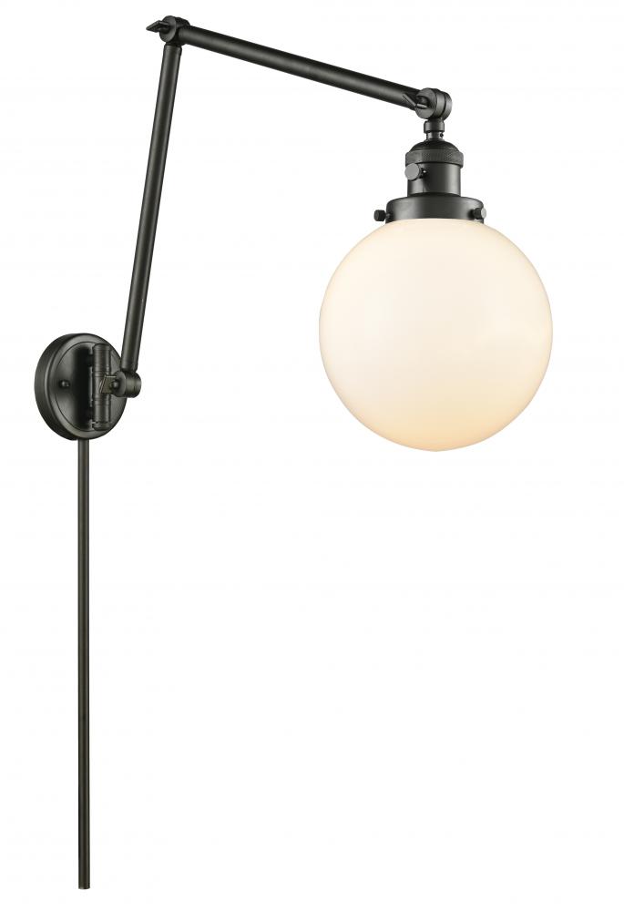 Beacon - 1 Light - 8 inch - Oil Rubbed Bronze -Adjustable Swing Arm