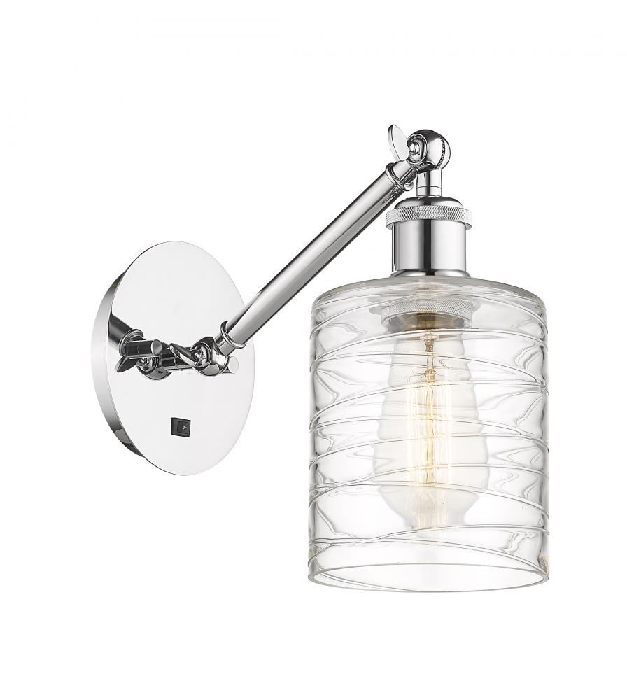 Cobbleskill - 1 Light - 5 inch - Polished Chrome - Adjustable Sconce