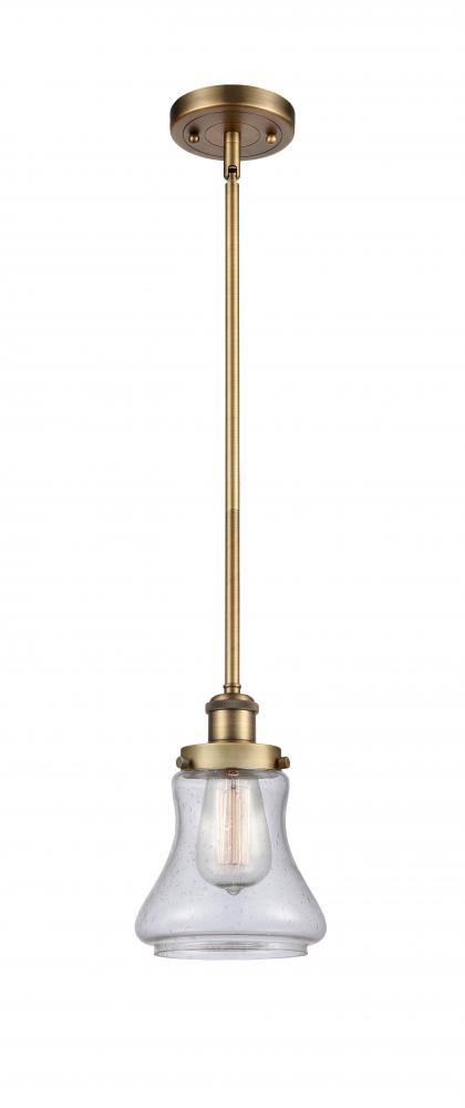Bellmont - 1 Light - 6 inch - Brushed Brass - Mini Pendant