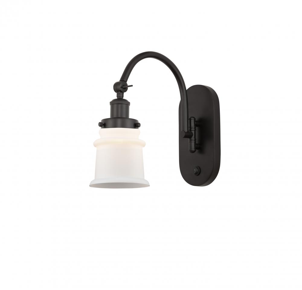 Canton - 1 Light - 7 inch - Oil Rubbed Bronze - Adjustable Swing Arm