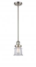 Innovations Lighting 201S-SN-G182S - Canton - 1 Light - 5 inch - Brushed Satin Nickel - Stem Hung - Mini Pendant