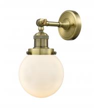 Innovations Lighting 203-AB-G201-6 - Beacon - 1 Light - 6 inch - Antique Brass - Adjustable Sconce