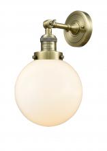 Innovations Lighting 203-AB-G201-8 - Beacon - 1 Light - 8 inch - Antique Brass - Adjustable Sconce